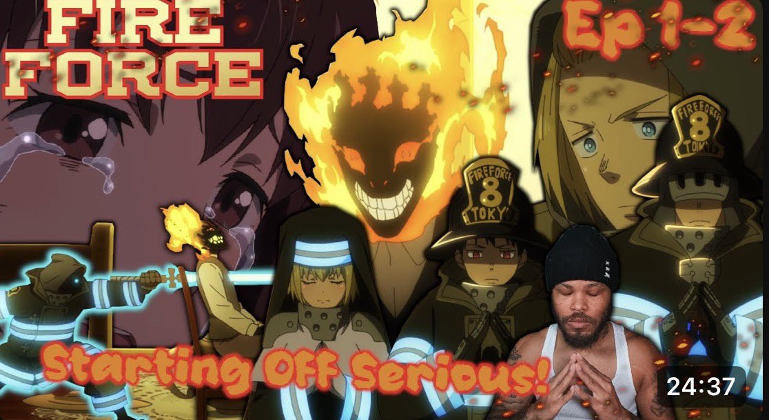 NickNonchalantt's tweet photo. Starting #FireForce as a fan of Soul Eater,let’s see what it got in store for me 😤

Fire Force Ep 1-2 Reaction Link

https://t.co/Lgk9GFswIN https://t.co/Jt26MTHzA2