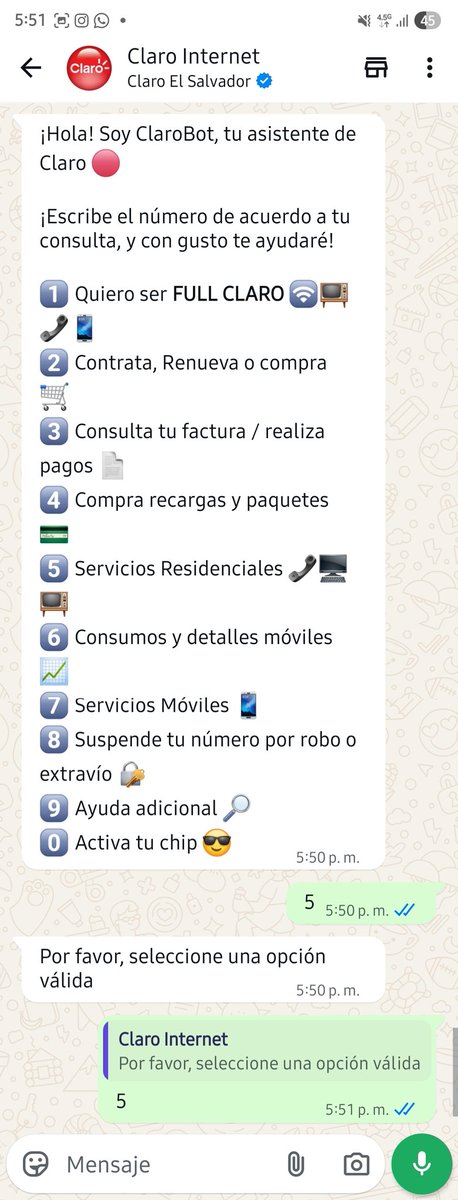 JosiasDave's tweet photo. @claroelsalvador Así de útil su servicio al cliente https://t.co/r4E6FRoFIa