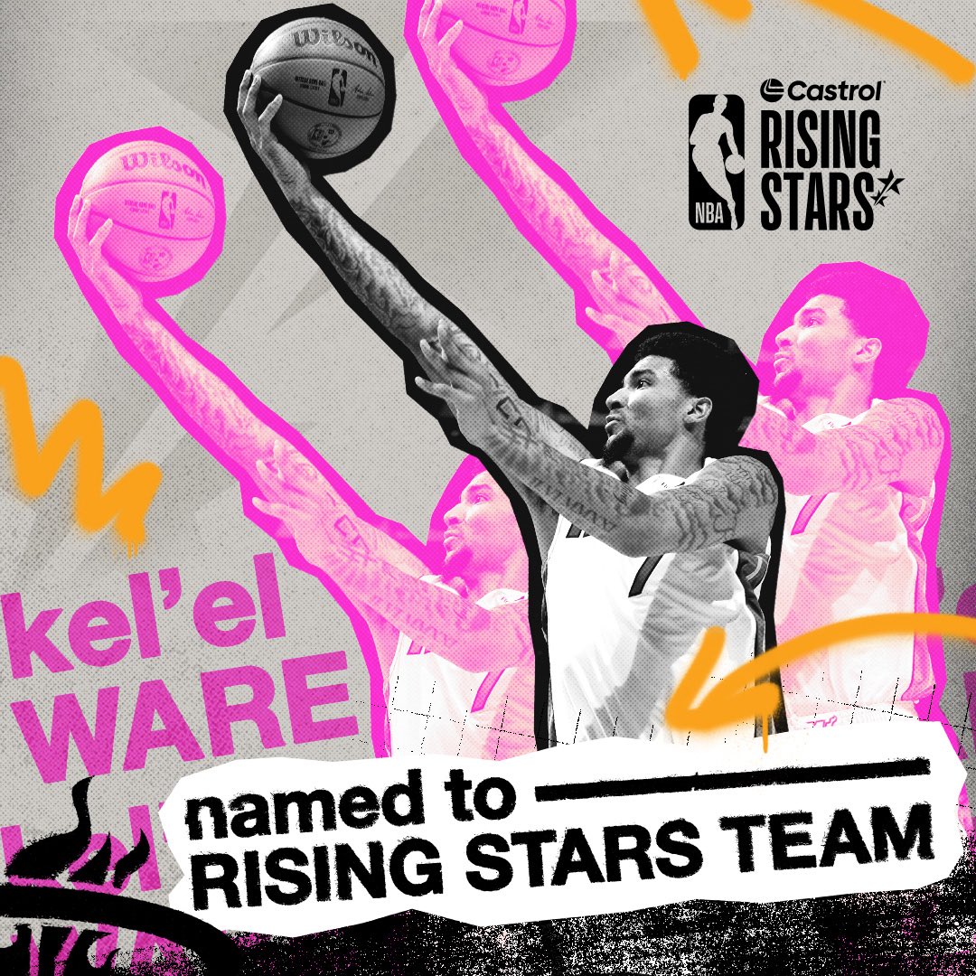 The Warehouse is on the rise! ⭐️ 💪 Congratulations to <a href="/KelelWare/">KW7</a> who earned his spot on the 2026 NBA All-Star Rising Stars squad!