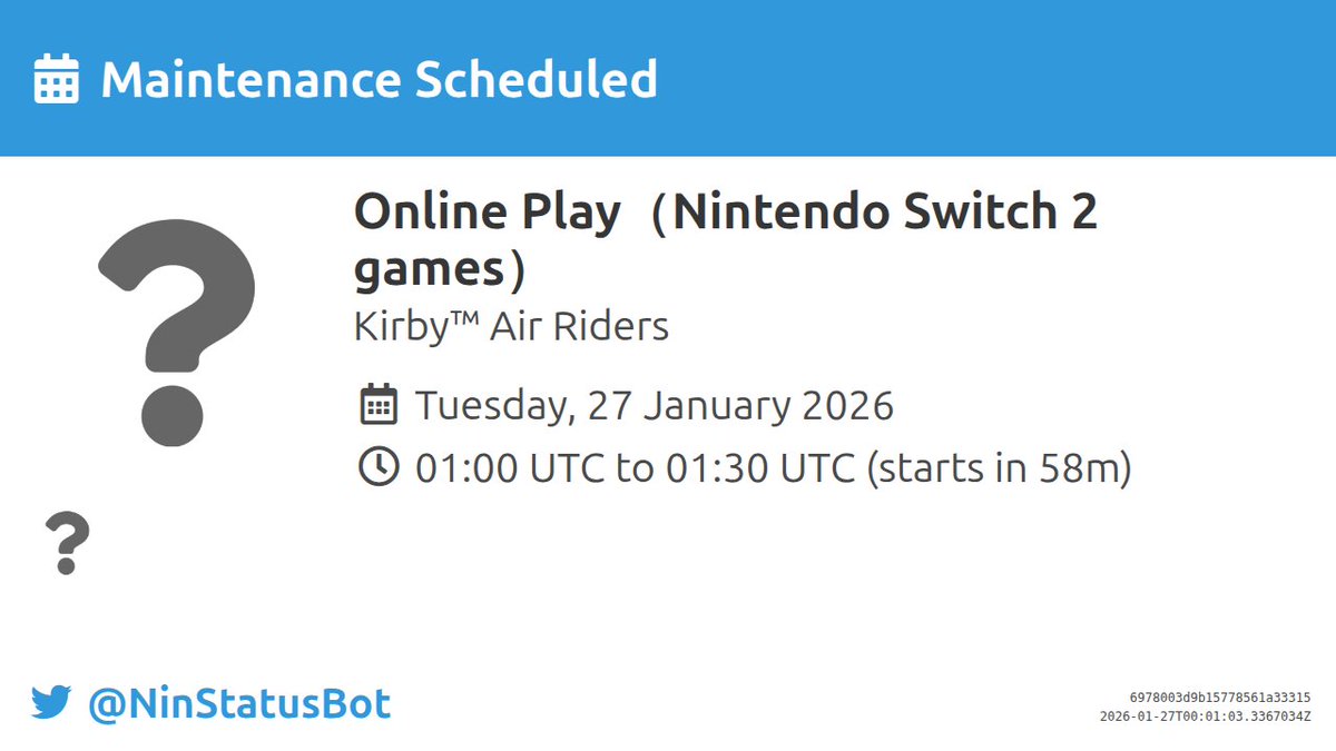 NinStatusBot tweet media