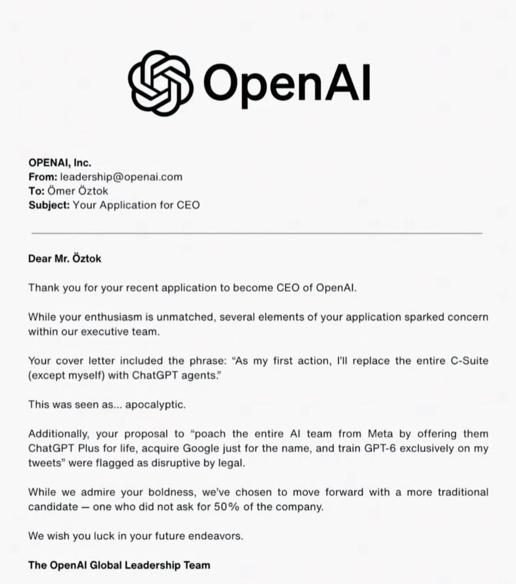 If AI can run products, code, and research…
why not executives?