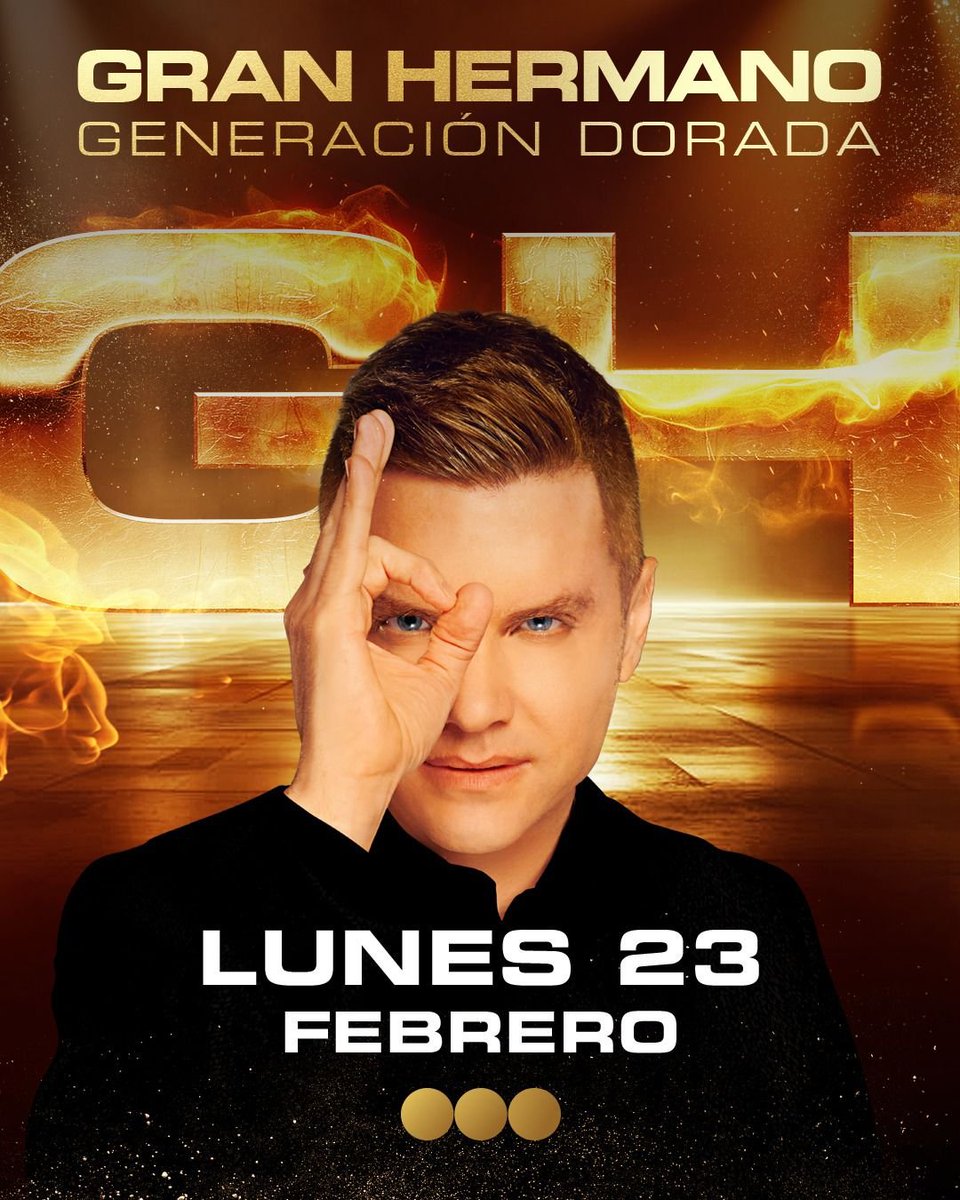 #GranHermano generación dorada debuta el 23 de febrero por Telefe con <a href="/SANTIAGODELMORO/">SANTIAGO DEL MORO</a>