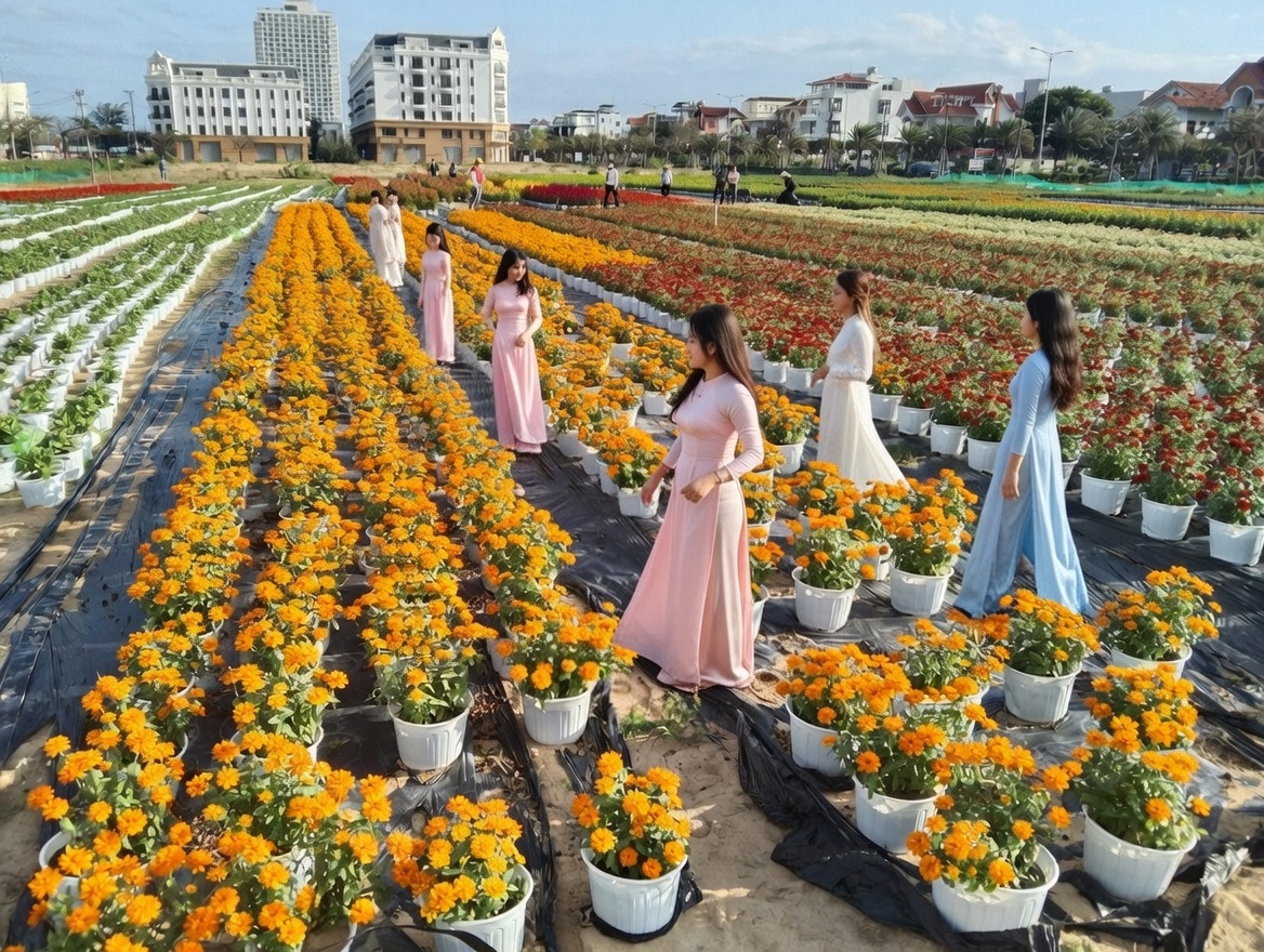 Đi chụp ảnh xuân thôi .