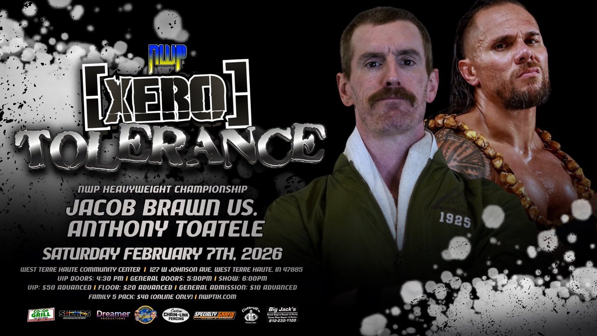 NewWavePro's tweet image. ‼️MATCH ANNOUNCEMENT‼️

Fresh off his victory from #NWPAnniversary New NWP Heavyweight Champion Jacob Brawn, Told us there was nobody worthy stepping into the ring with him! 

…Well, before Anniversary Jacob Brawn suffered a loss at the hands of Anthony Toatele! 
Will it be a…