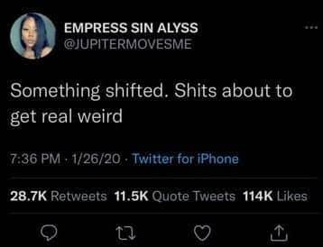 Just realized it's been 6 years since something shifted and everything got weird....