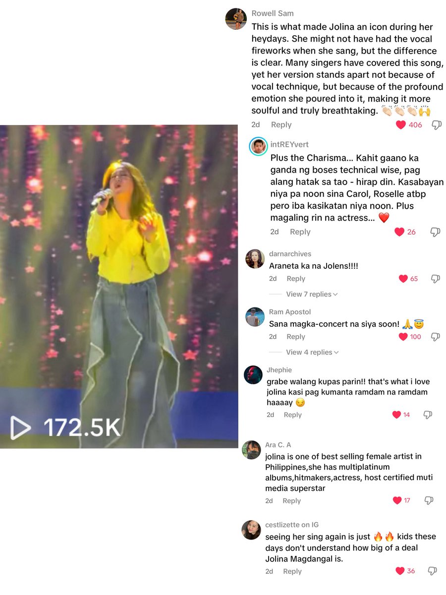 elabirb's tweet photo. "seeing her sing again is just 🔥🔥 kids these days don't understand how big of a deal Jolina Magdangal is."

JOLEGEND SLAYDANGAL MAG CONCERT KA NA PLS!!!!!!

helloooooo @StarMusicPH @PPLENTINC @starmagicphils 

#JolinaMagdangal @mariajolina https://t.co/cUfrzU3rcp
