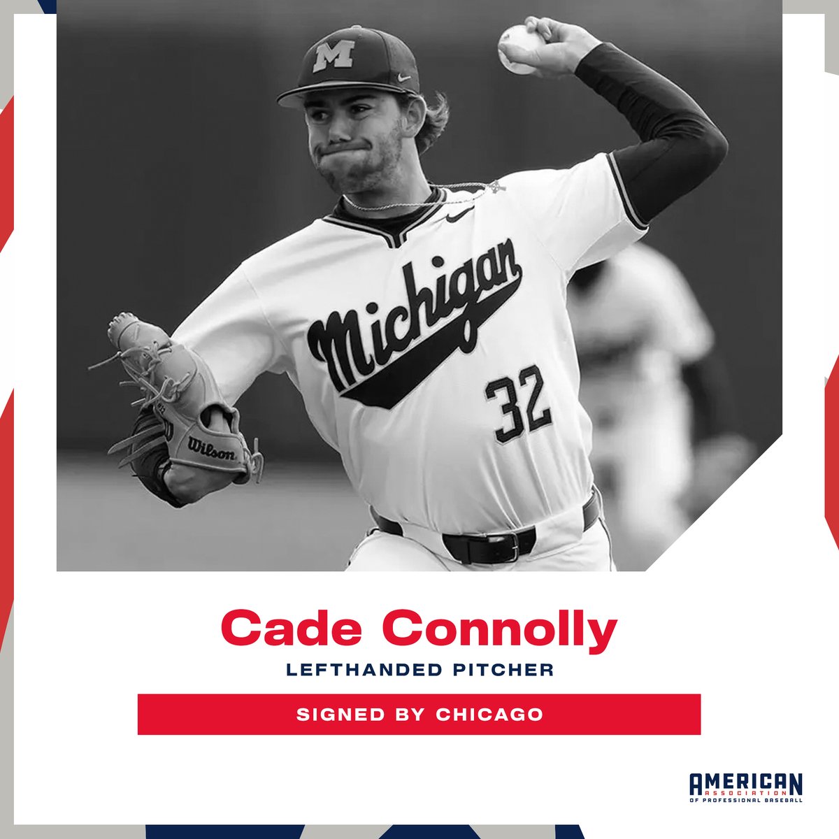 AA_Baseball's tweet photo. January 26 Transaction: @TheChicagoDogs signed LHP Cade Connolly (@cadeconnolly1).

Connolly joins Chicago after previously pitching for @umichbaseball, @usc_baseball, @scu_baseball and the @newportgulls.