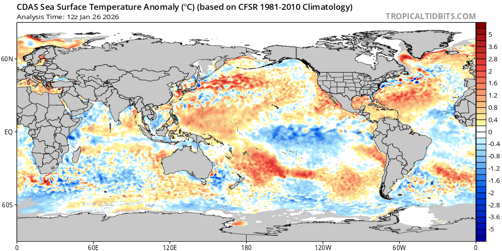 Actualización sobre evento en seguimiento.

Comparto con ustedes información actualizada sobre evento de lluvia anormal para días 3-5 de febrero. He estado siguiendo este evento desde la semana pasada y aunque ha tenido variaciones, sigue presente en los modelos y eso da señales