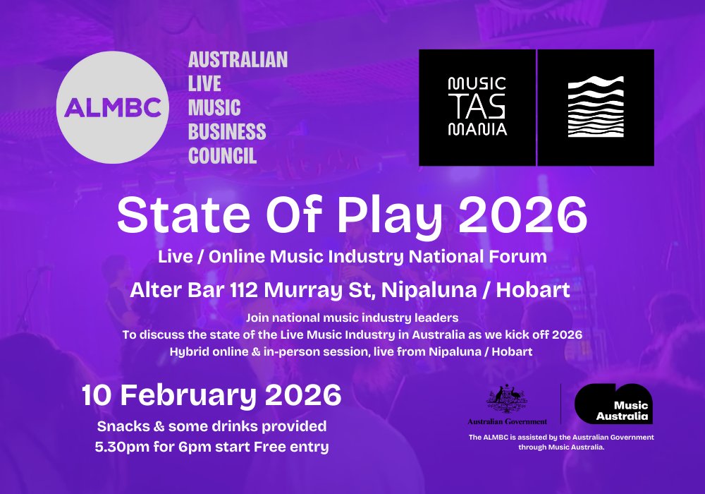 Australian Live Music Business Council tweet media