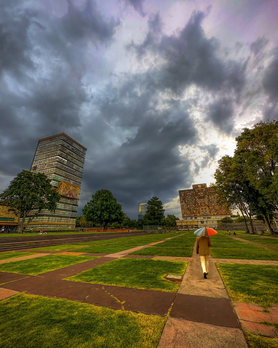 Ni los días grises ensombrecen la belleza del Campus Central de #CU; así lo demuestra la #PostalUNAM de <a href="/jahirdan/">Jahir</a> 📸 🌧️. Síguenos en Instagram para disfrutar de más imágenes de nuestra Universidad > bit.ly/49kaWBd
