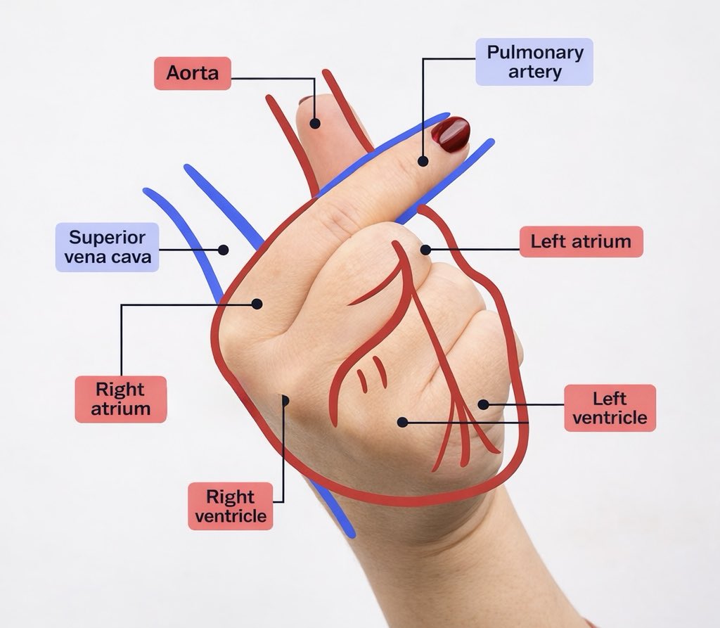 Heart hand