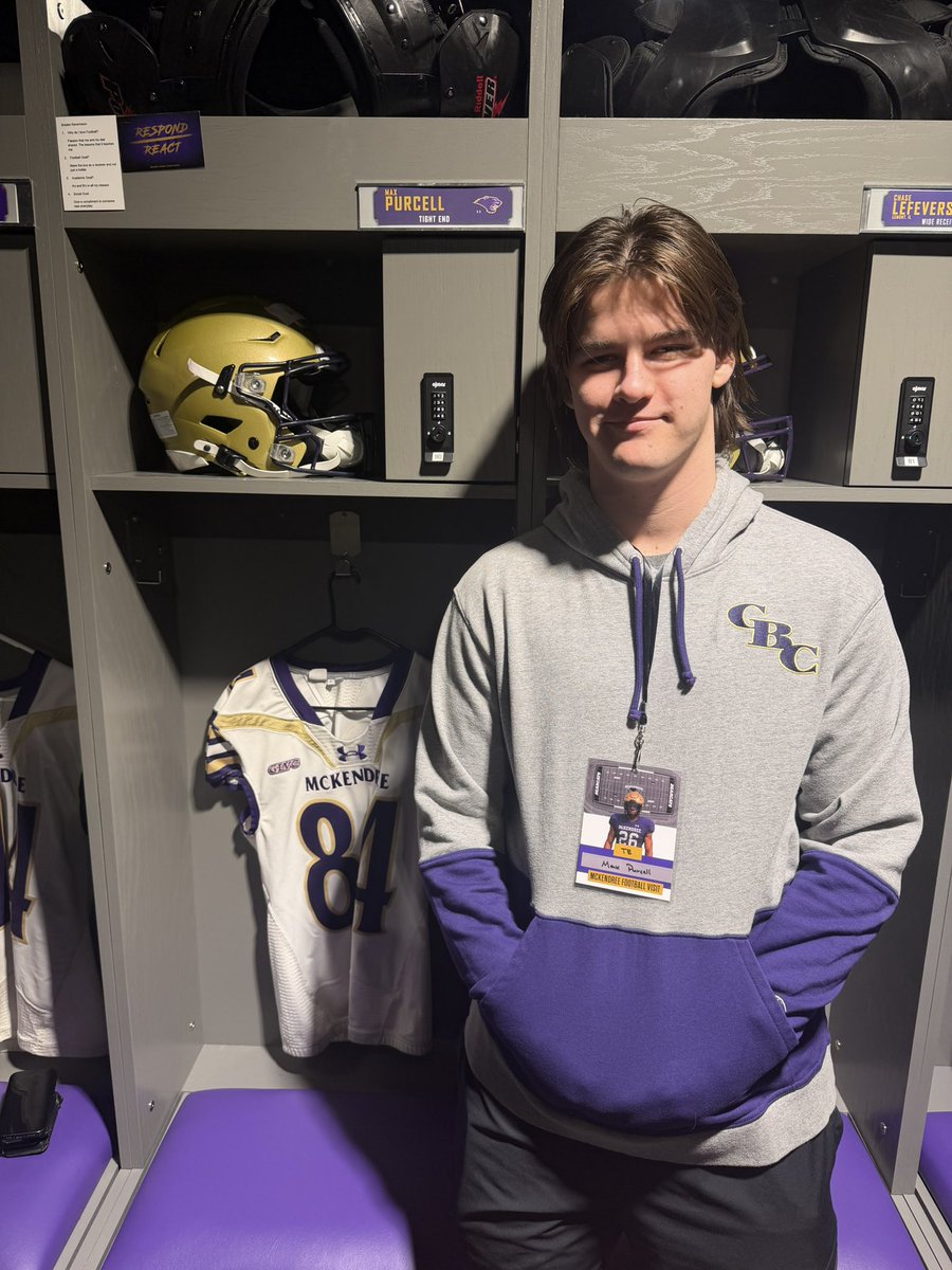 MaxPurcell87's tweet image. After a great visit @Mckendree_FB I am bless to have received my 7th offer and 1st from a D2. Thank you you Coach Jenkins!  @TJenkins_Mck @ScottPingel10 @Coachdesmondr @CBCFootball