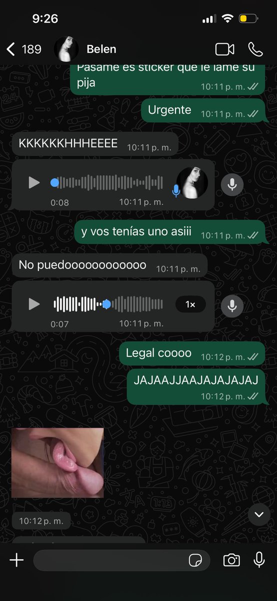 “Vos seguro hinchas con todas tu amigas”
- Yo con mi amiga para que me ayude con la 10/10