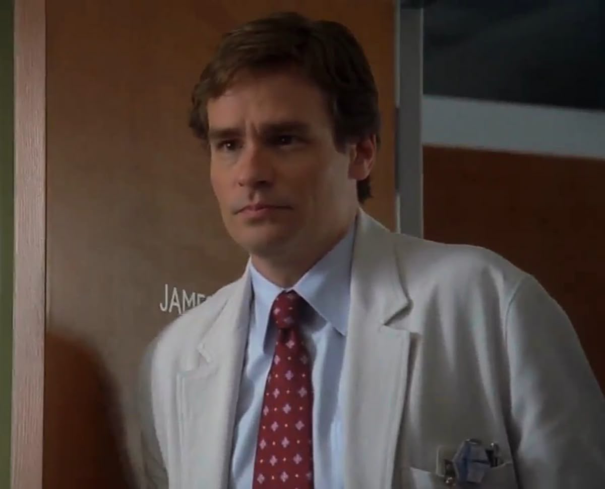 red looks so good on him