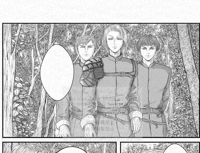 まだこのコマやってたんですよ
葉っぱの立体感少しは出たかなぁ? 