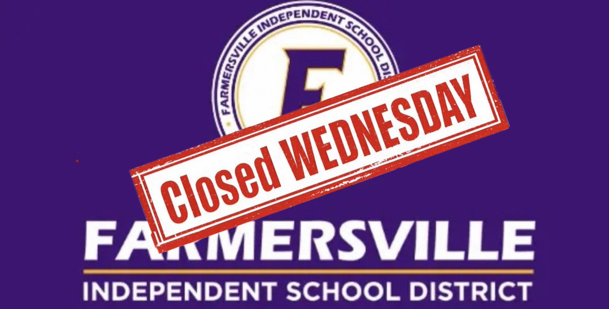 Due to dangerous icy conditions, FISD is now closed through Wednesday. Stay safe!
