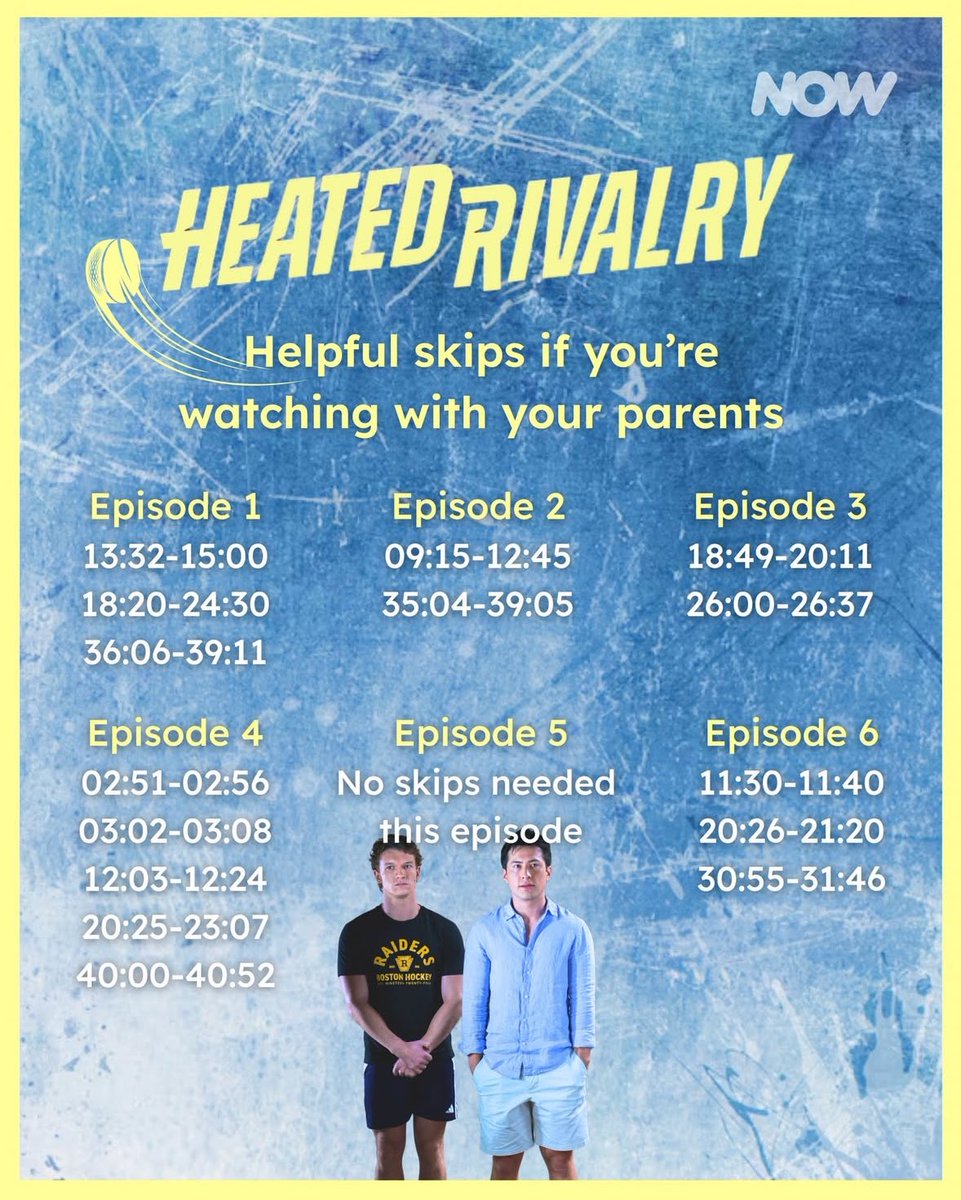 히티드 라이벌리 부모님이랑 같이 볼 때 스킵해야할 부분 정리한 짤 찾음 누구는 다시 한번 이 장면만 골라 보겠지 웃기다