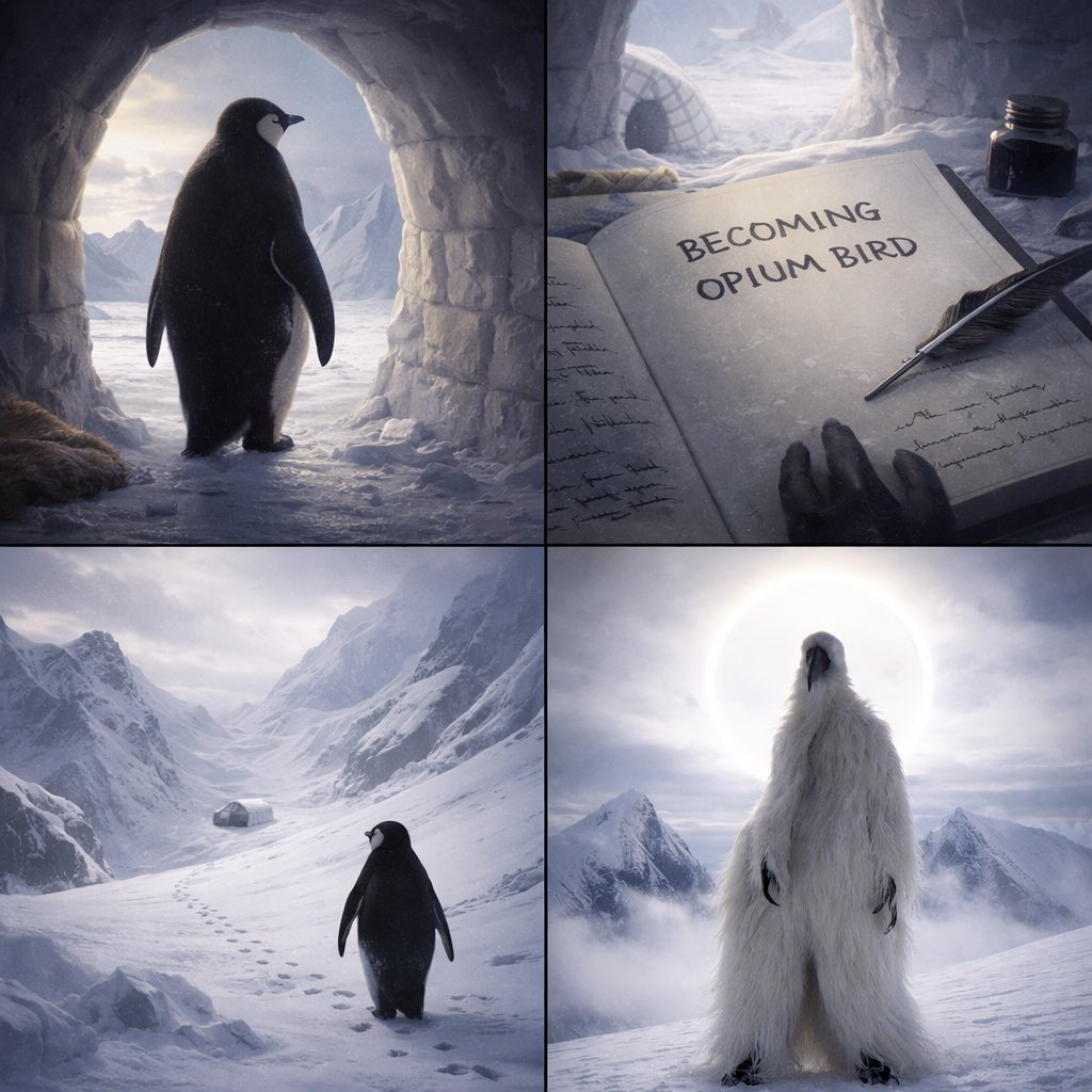 He left the colony to live, not knowing what he would become.

Some paths only make sense after they’re walked.

$OpiumBird