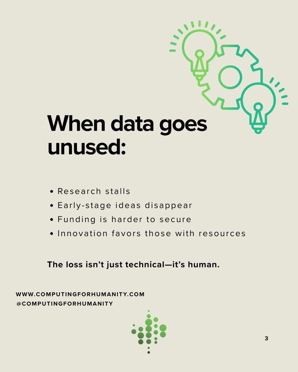 Comput4Humanity's tweet photo. When researchers lack computing infrastructure, data sits unused and ideas stall.
Access isn’t technical—it’s essential.
☁️ https://t.co/j3FYzlTmqW by @Comput4Humanity  delivers academic-first access to free and low-cost cloud resources

#ResearchInfrastructure #TechForGood https://t.co/A68gFIHHHr