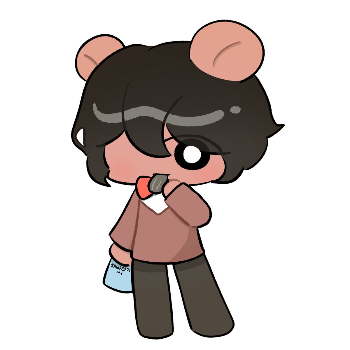 해바라기씨 먹는 햄스터