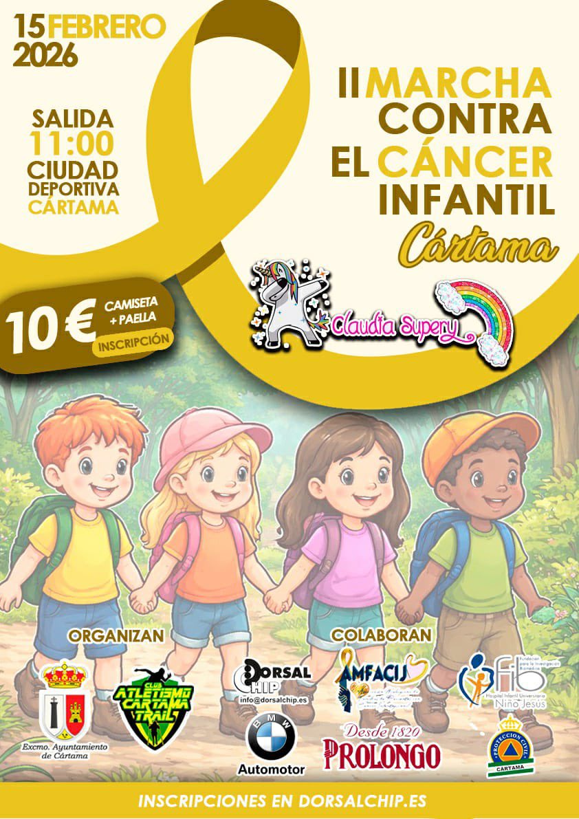 II MARCHA SOLIDARIA CONTRA EL CÁNCER INFANTIL, TAMBIÉN HAY DORSAL 0 POR SI NO PUEDES ASISTIR.
Por mi princesa guerrera 🦄 🌈 💕
dorsalchip.es/carrera/2026/2…
