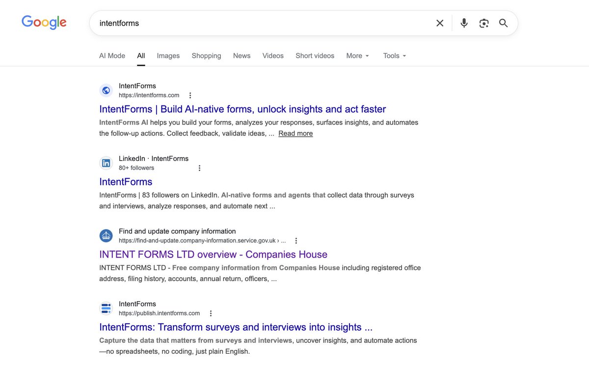 I don't know if this is something to be excited about, but you should definitely check out intentforms.com and try the form builder for your product research, feedback collection, and survey. 

Get started with the free plan.