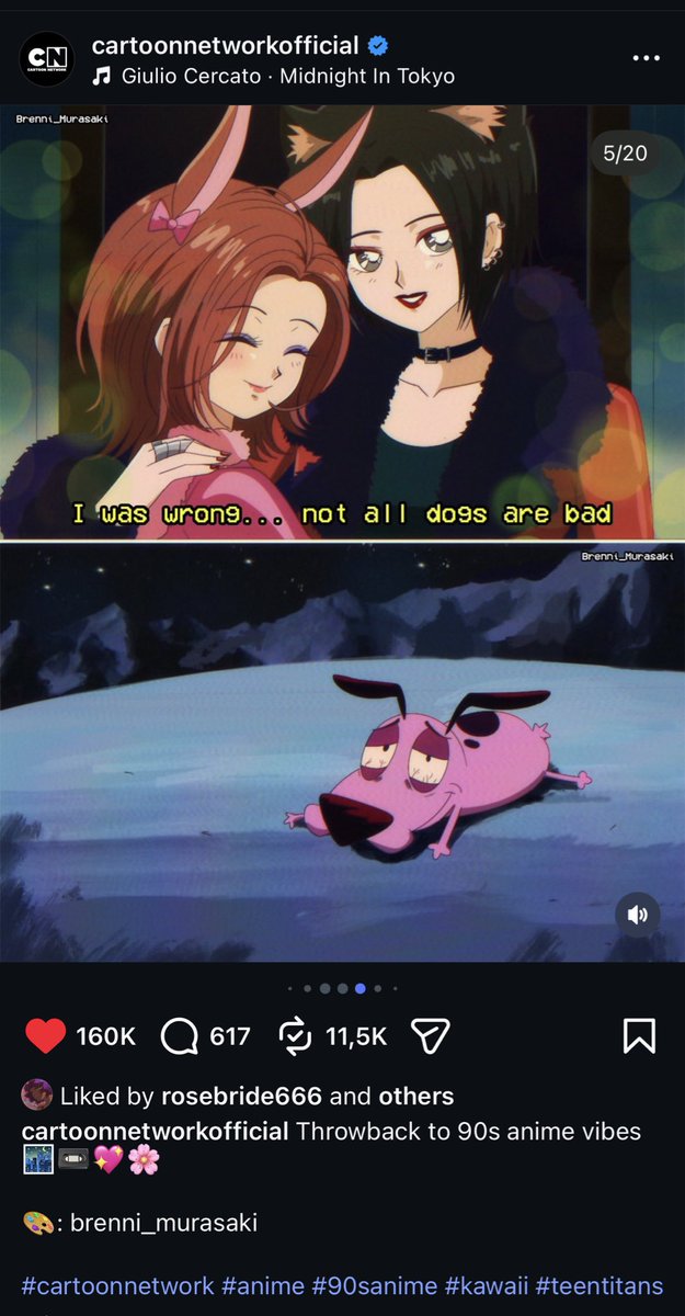 everyone needs to see what the official cartoon network instagram posted a few days ago