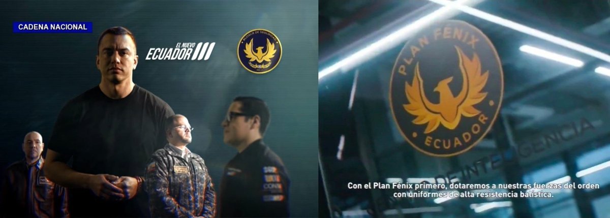 Lo único que quedó del plan Fénix en el "nuevo plan de seguridad" de Daniel Noboa es un logo. 

Lo de fondo: En estos dos años del "Nuevo Ecuador" existieron 17 mil muertes, el registro más violento en nuestra historia. Además, se lavaron entre 4 mil a 6 mil millones de dólares,