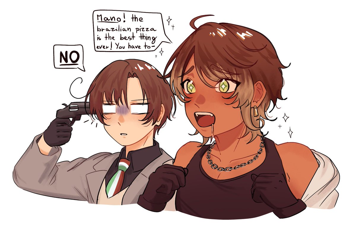 Xicamel__'s tweet photo. Romano visits brazil pt2
#ヘタリア #hetalia #hwsbrazil https://t.co/8pCO9Shm3A