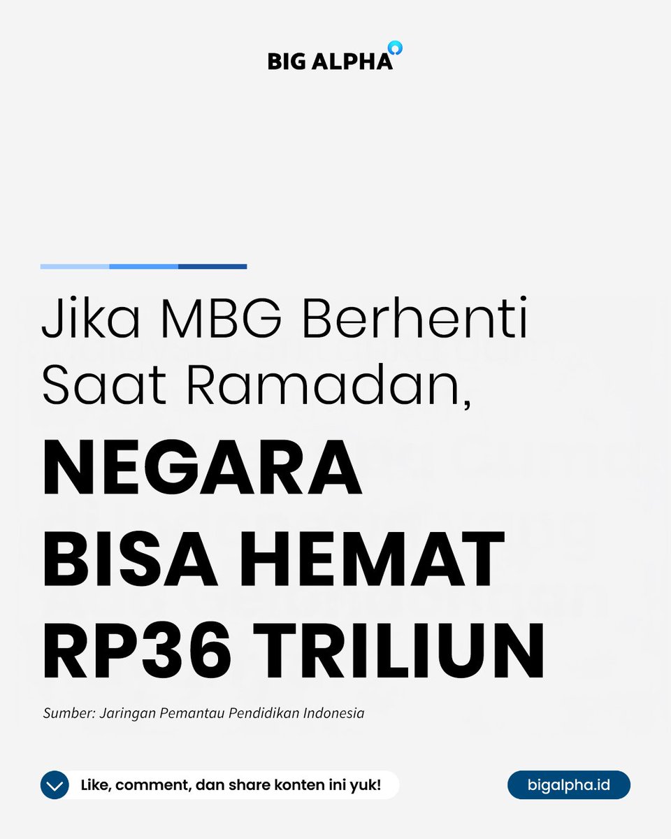 Negara kita gak perlu hemat-hemat lah