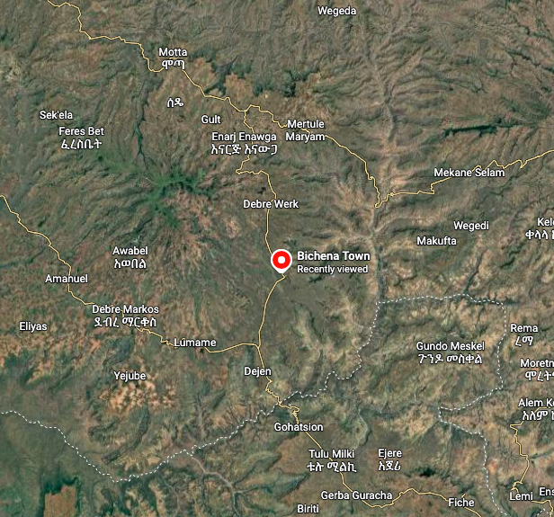AmharaWarUpdate's tweet image. ⚡️One civilian killed and multiple others assaulted in wave of regime violence targeting residents of Bichena town, Enemay Woreda (📍East Gojjam Zone, Amhara Region, Ethiopia) on January 19th.

#Amhara_War_Updates