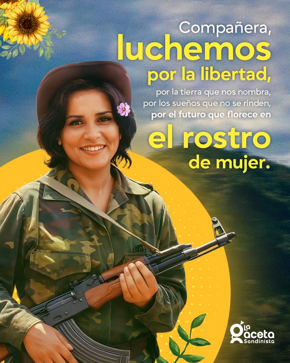 Desde la montaña hasta los nuevos caminos de la Patria, la mujer sigue al frente de cada transformación. Su voz, su fuerza y su ternura
siguen abriendo futuro en nombre de la libertad. 🌺✊🏼