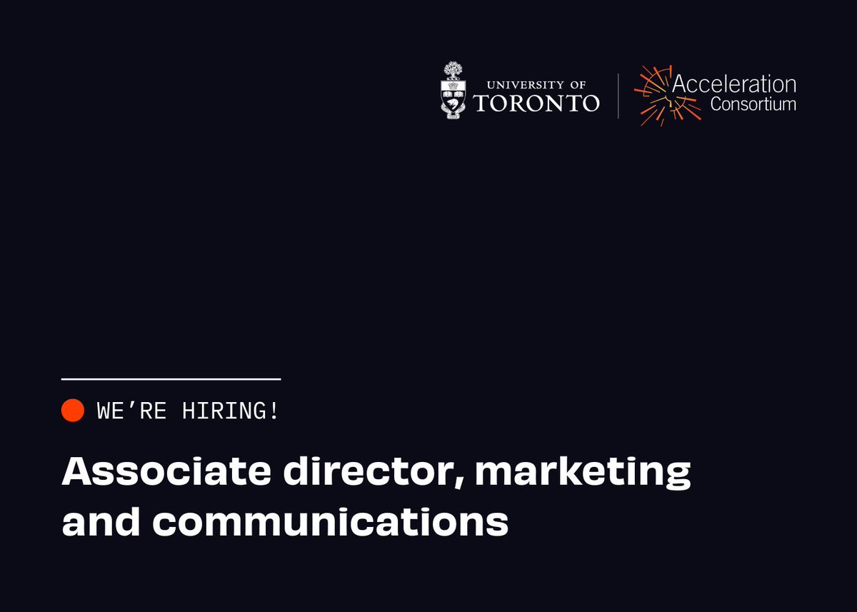 Acceleration Consortium (AC) tweet media