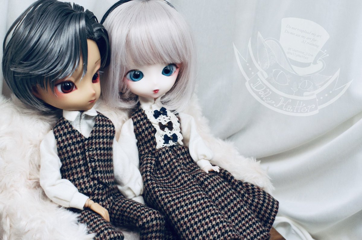 撮影ブースだしたから、せっかくなのでからすとあひるのツーショット。☺️
＃Harmoniabloom 
＃ハルモニアシリーズ