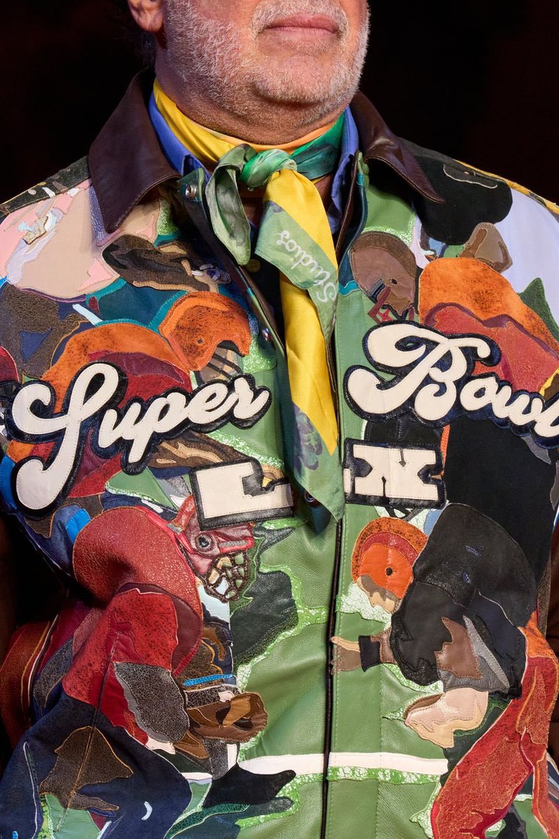 Jeff Hamilton walking for kidsuper FW26

Jacket Custom Designed by Jeff 🪡