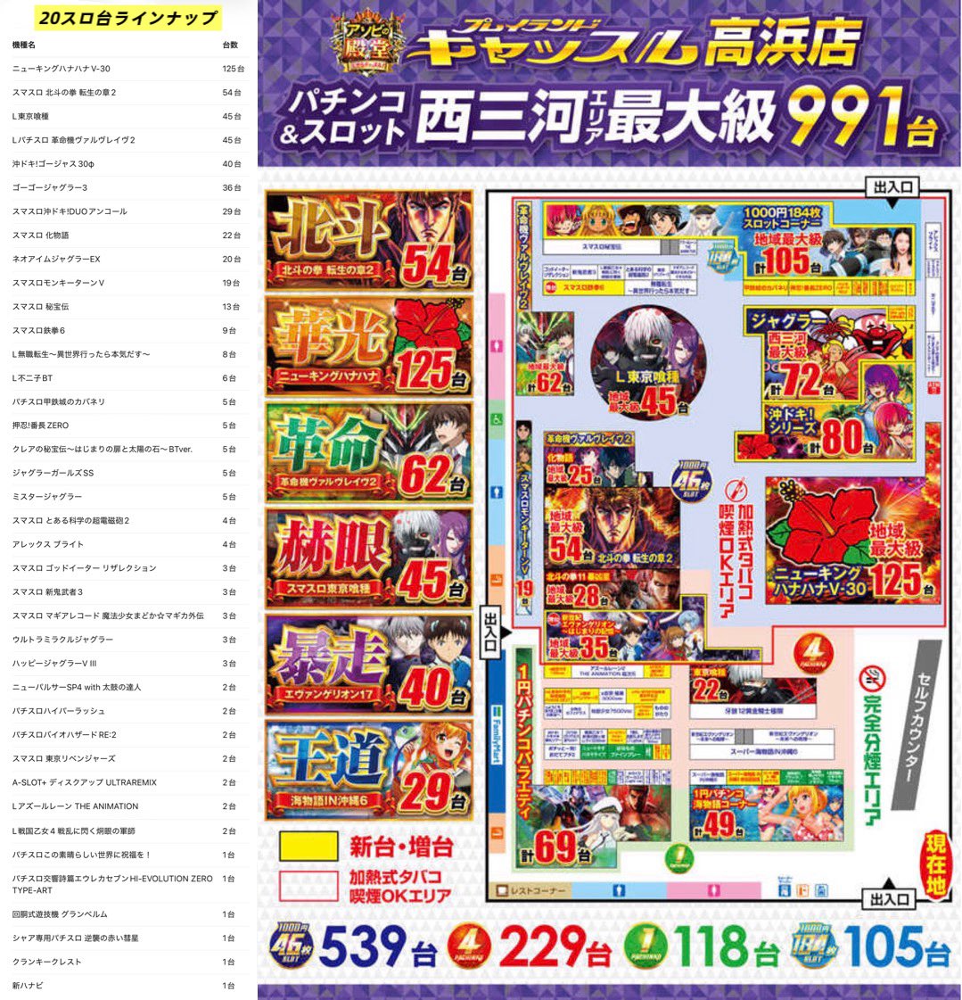 プレイランドキャッスル高浜店🔰 #PR 抽選618名様(コンパス)で109番