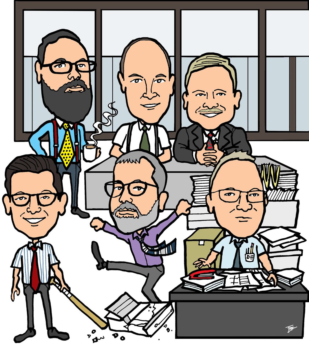an "Office Space" inspired group #caricature #freelance #drawing #illustration #cartoon
etsy.com/shop/TBToons