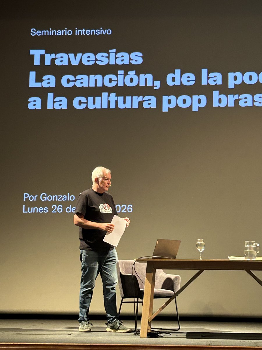 SaveLear's tweet photo. Muchas gracias @museomalba por esta “Travesía: la canción, de la poesía a la canción pop brasileña” de la mano de Gonzalo Aguilar que hicimos hoy. https://t.co/xuoS0eFa43