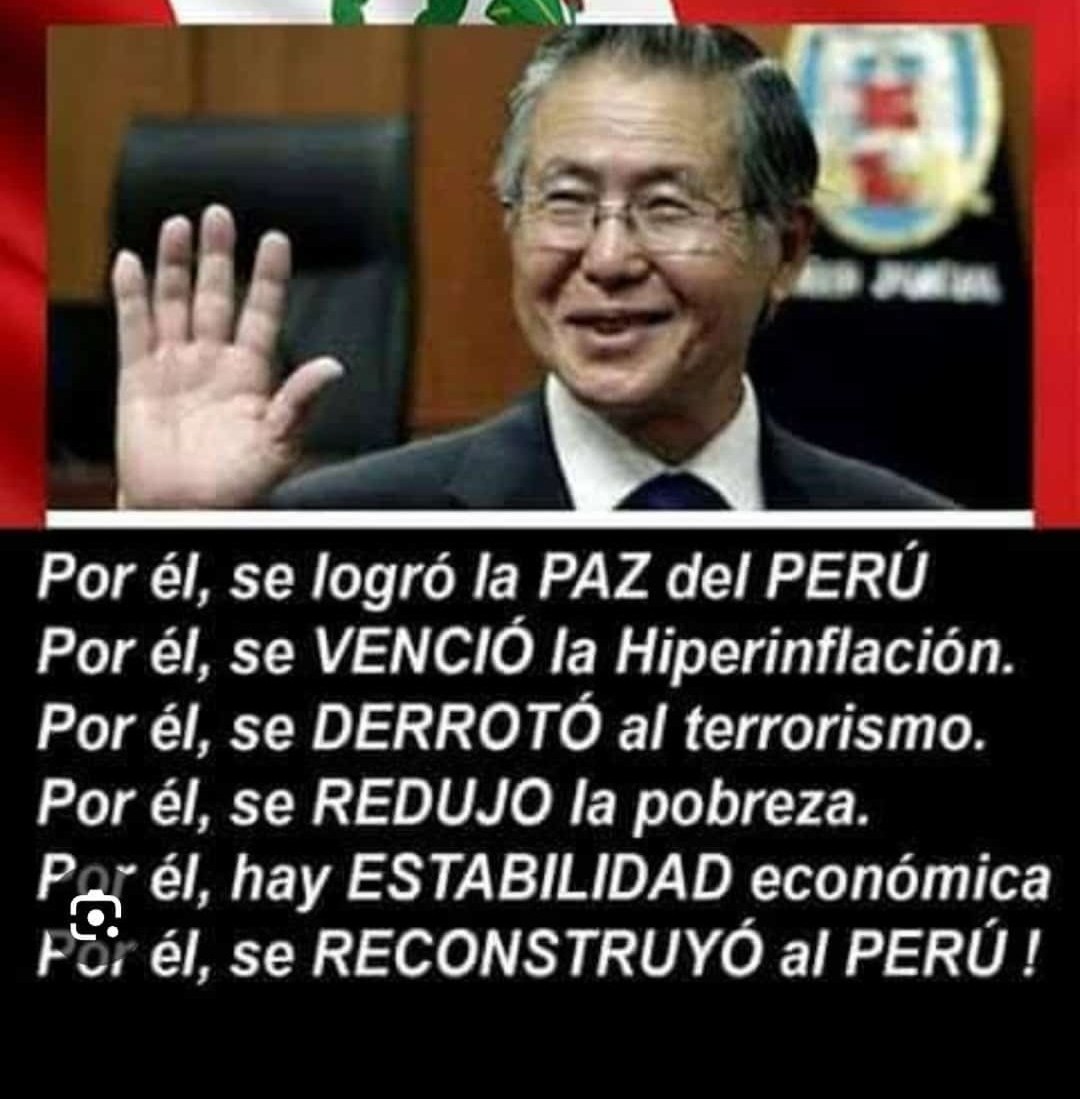 jjriver856's tweet photo. @PitucadeBarrio El suegro acuso falsamente al extraordinario Presidente A. Fujimori de secuestro.
Cuando solo fue una detencion con cafe y galletas. https://t.co/Aix6uBo3Kq