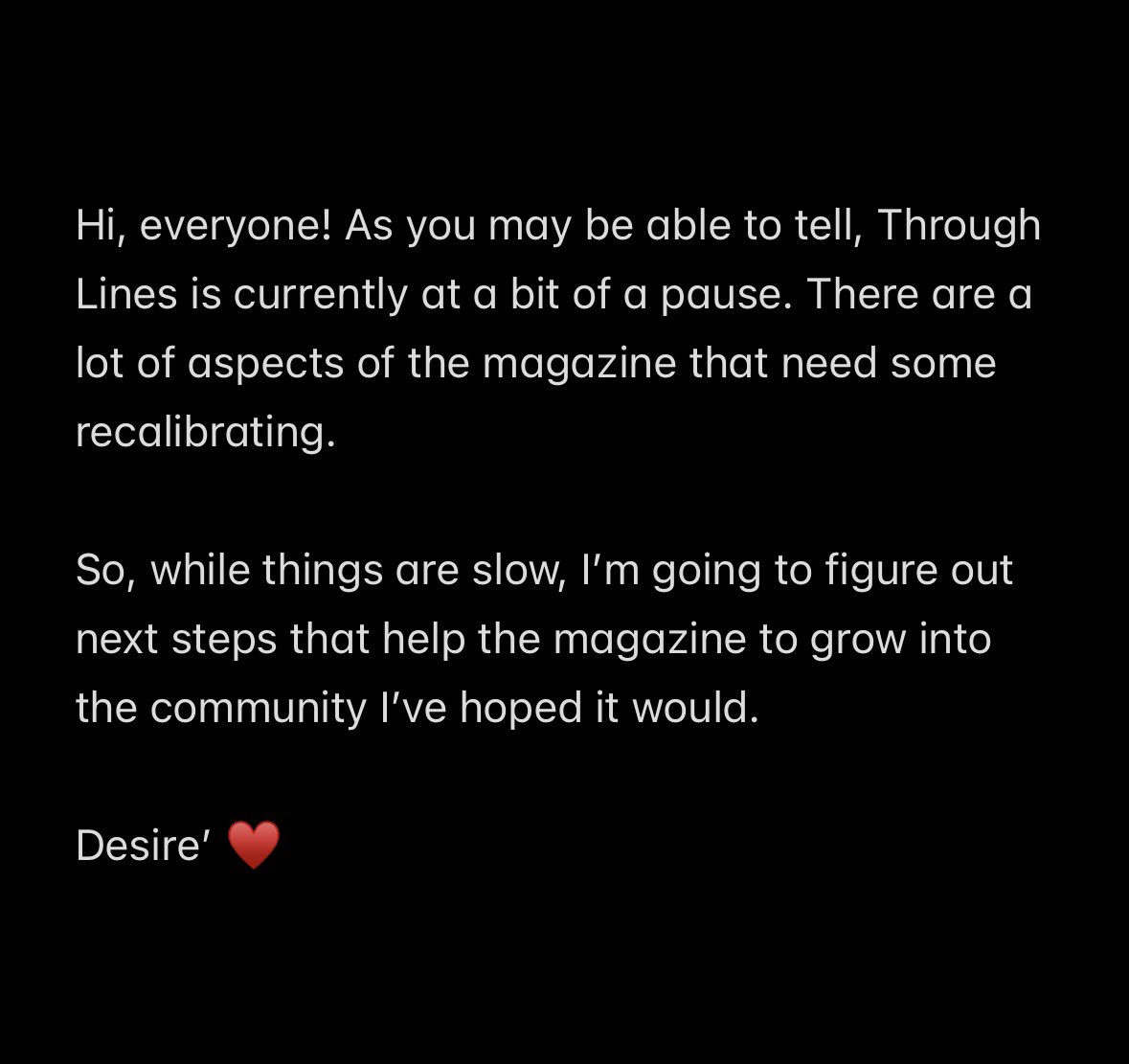 Through Lines Magazine tweet media