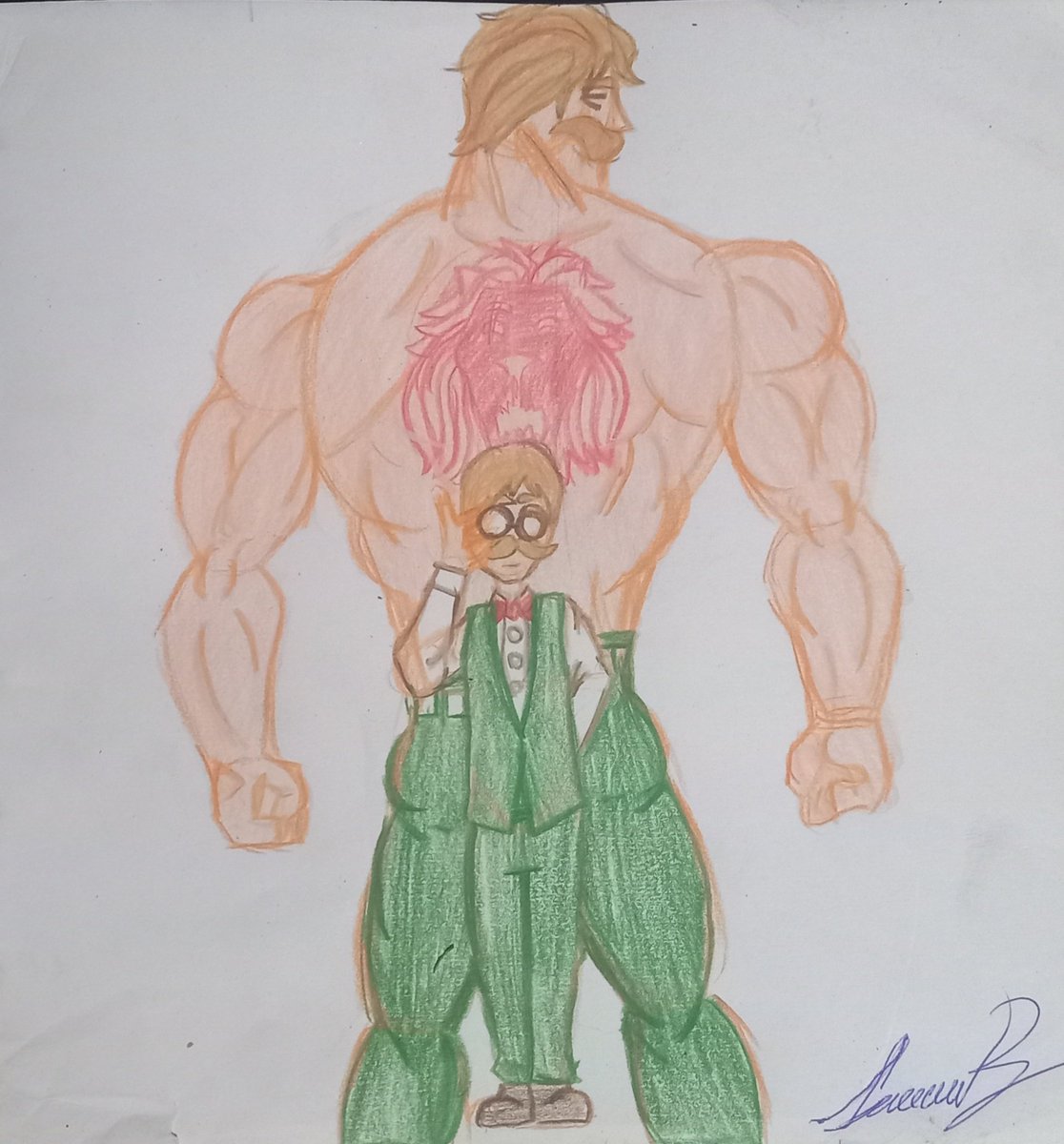 Soy aquel que esta por encima de todas las razas

El leon del Orgullo, Escanor, pero puedes llamarme "Su majestad Escanor"

Aqui un dibujo rapido que le hice para practicar sin usar una sola vez la goma de borrar, como bien me dijo mi amigo.

#drawings #SevenDeadlySinsfanart