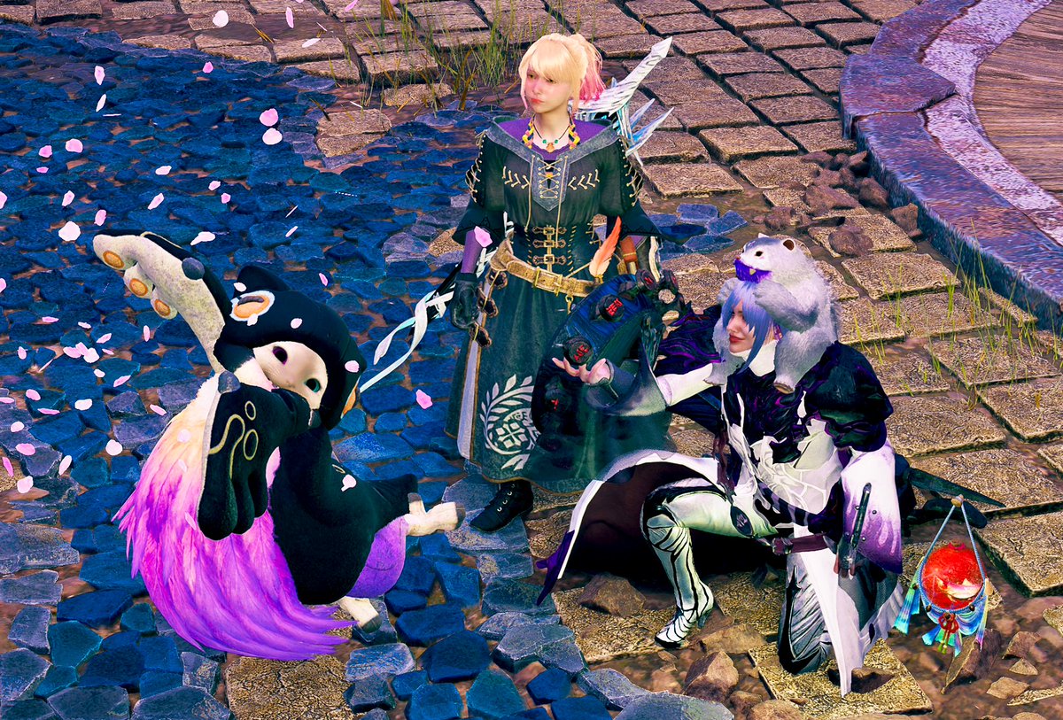 おはざます！

…やっぱり♡の数と通知が合わへん(´・ω・｀)どなたが反応くれてるか分からん悲しみ！

やけども昨日は初めましての狩友さんと2時間ちょい？
ゴグマ周回出来て楽しかった！

やはり通話出来るのは連携取れて良き(ㅅ´꒳` )感謝！

タイミング合う時、是非また周回お願いしたい