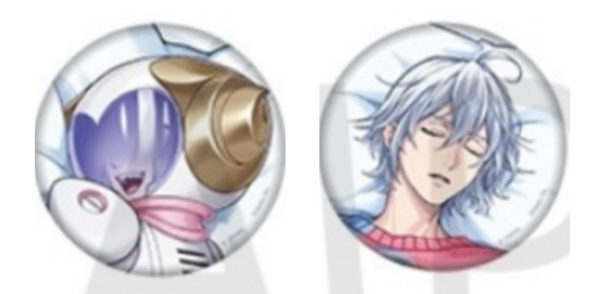 ツイステ くつろぎ缶バッジ 交換 譲渡 求)同異種イデア(異種:寮服