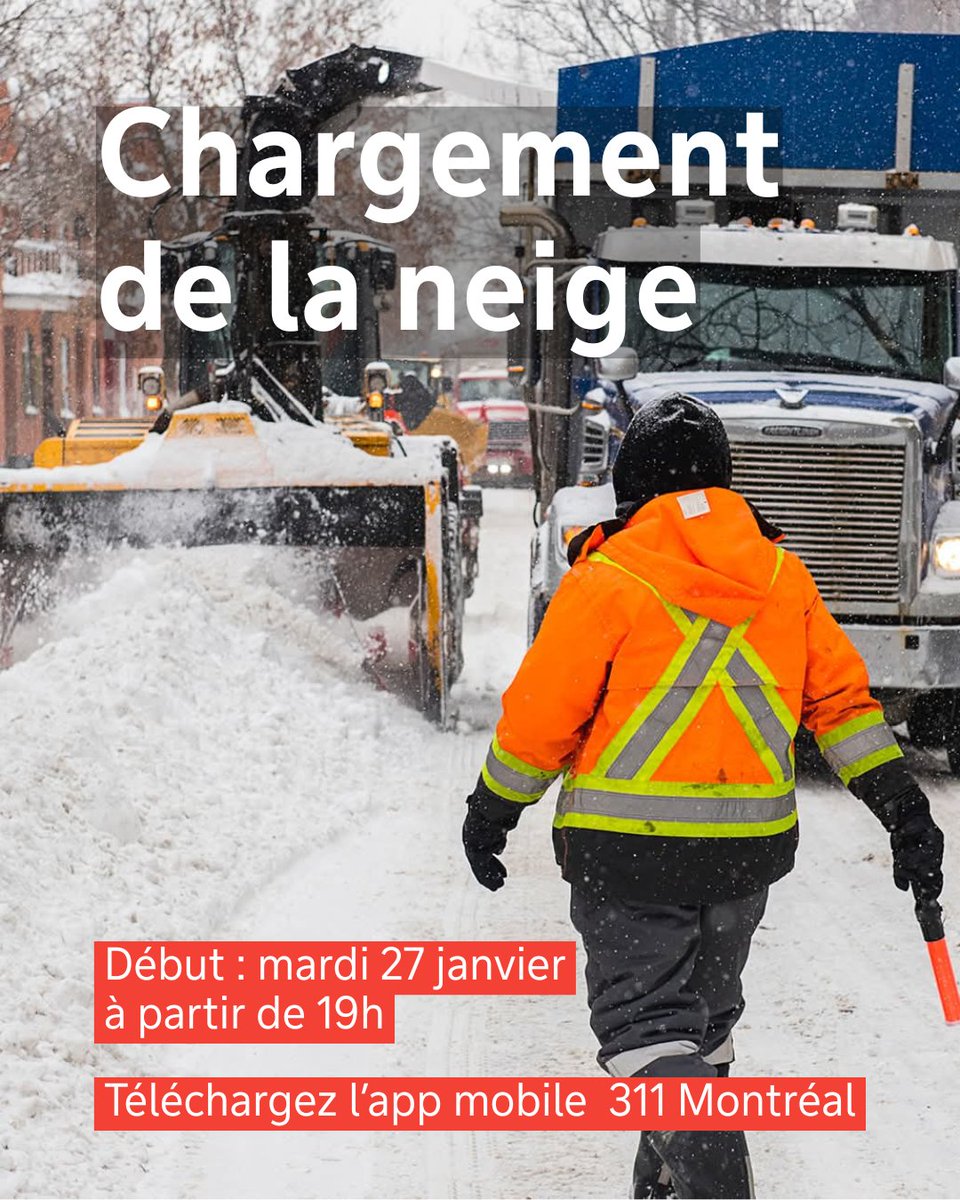 Décret de la cinquième opération de chargement pour la saison 2025-2026 : montreal.ca/communiques-de…