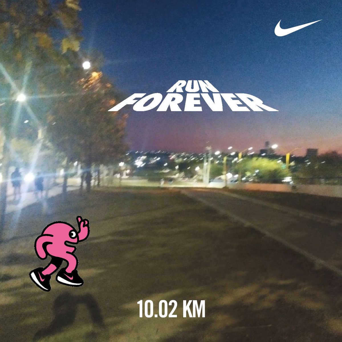Hoy me cumplí! 10 kilómetros! 🏃