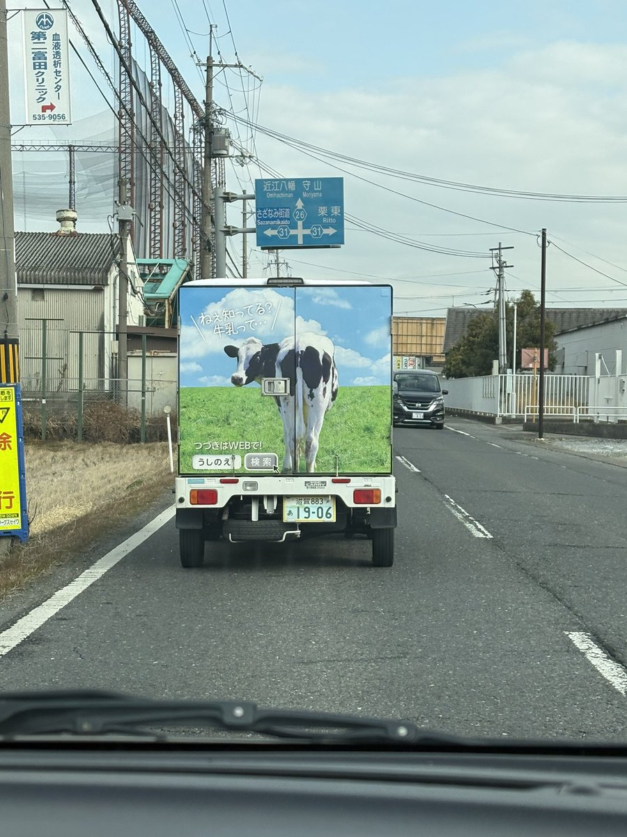 barichan2000's tweet photo. 牛が後ろ向いてる https://t.co/0LJGcEwpV1