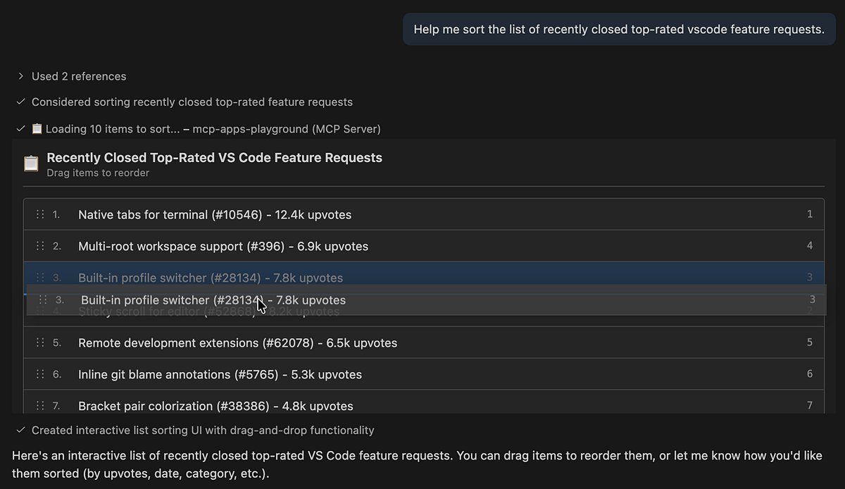 「Visual Studio Code」が「MCP アプリ」に対応、AIエージェントの返答が視覚的・操作可能に／来週には安定（Stable）版にも展開される予定 forest.watch.impress.co.jp/docs/news/2080…