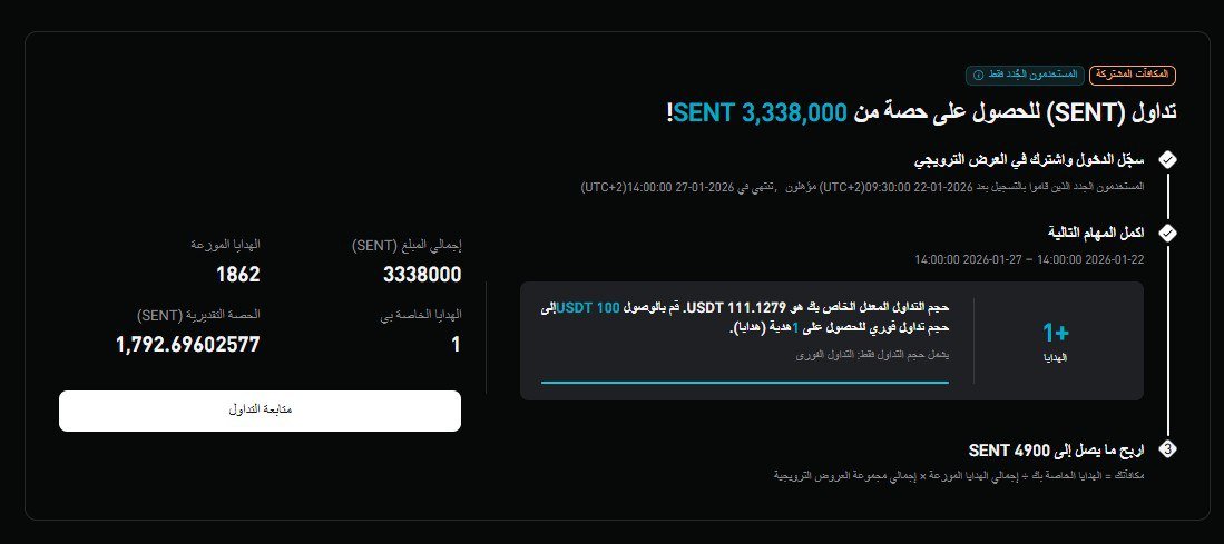 car22ubin11's tweet photo. BITGET

🍬 كاندي بومب | SENT

⬅ انشاء حسابك + وثق الهويه - انضم للحدث

⬅ تداول 100 دولا على عمله SENT

🎁 الربح المقدر حاليا 1792 عمله = 47 دولار

انضم هنا ⬇⬇

https://t.co/herKkFGDNv https://t.co/icGYWnBCDX
