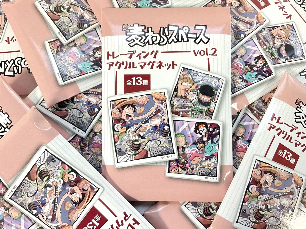 🔥おすすめ商品🔥 麦わらスペース トレーディングアクリルマグネット