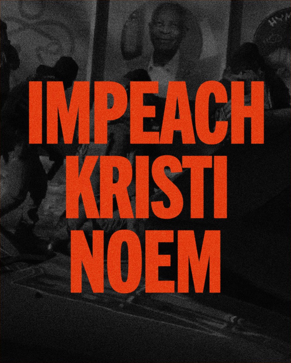 As of today, 120 Democratic House members are co-sponsoring a resolution for impeachment proceedings against Kristi Noem, the most unqualified Secretary of the Department of Homeland Security. 

Here is the latest: newsweek.com/kristi-noem-im…